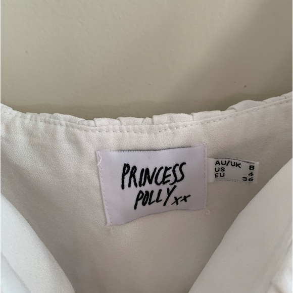 Princess Polly Laura Bodysuit White Size 4 - Picture 7 of 7